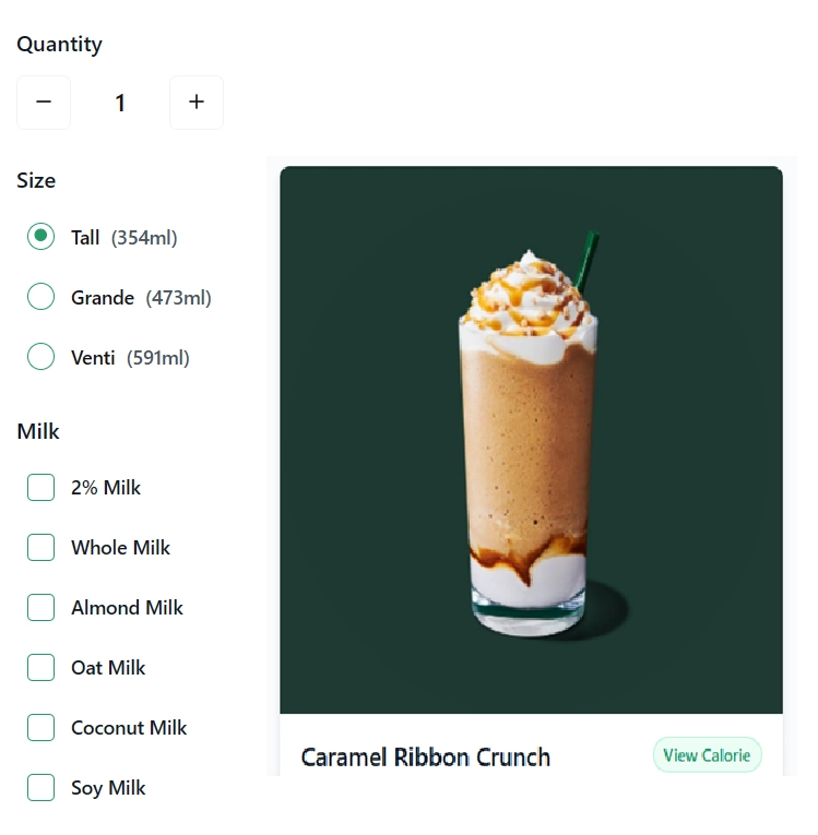 Caramel Ribbon Crunch- Addons