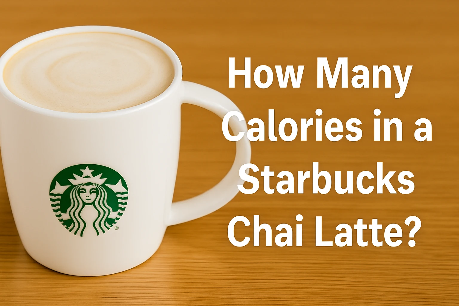 How Many Calories in a Starbucks Chai Latte